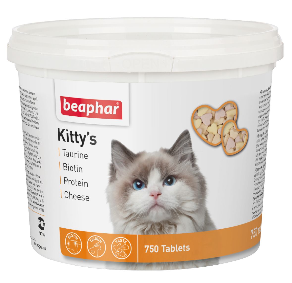 Beaphar Kittys Mix Вітамінізоване ласощі для кішок