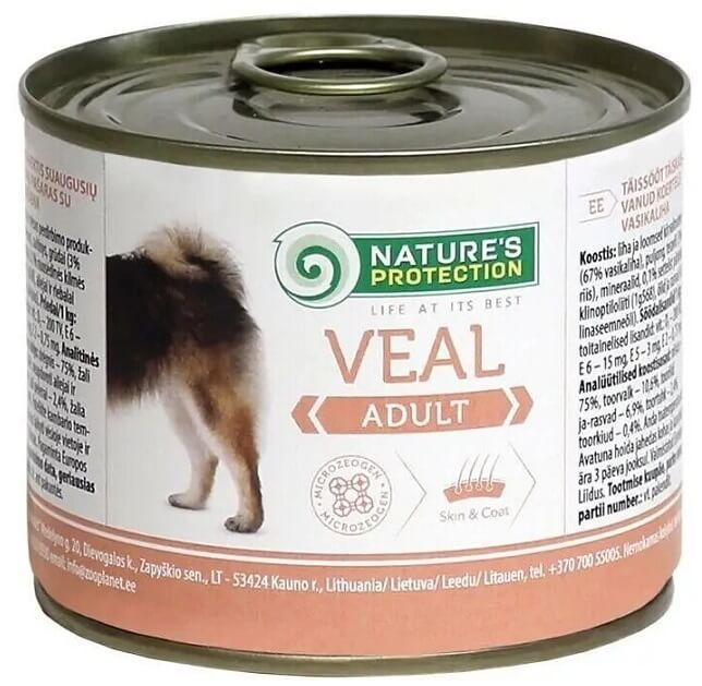 Natures Protection Dog Adult Veal, з телятиною
