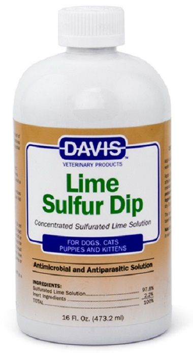 Davis Lime Sulfur Dip Антимікробний і антипаразитарний засіб для собак і котів, концентрат