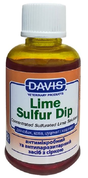 Davis Lime Sulfur Dip Антимікробний і антипаразитарний засіб для собак і котів, концентрат