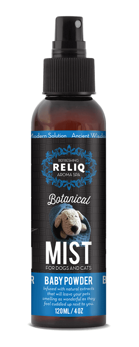 RELIQ Botanical Mist-Baby Powder, з ароматом дитячої присипки