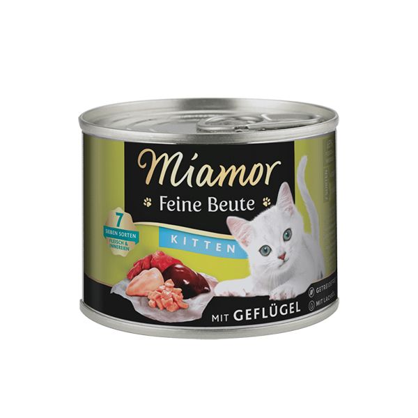 Miamor Feine Beute mit Geflügel для кошенят з куркою