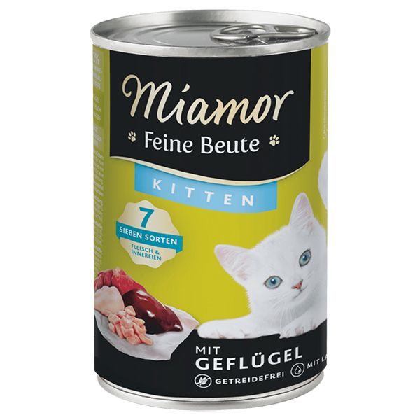 Miamor Feine Beute mit Geflügel для кошенят з куркою