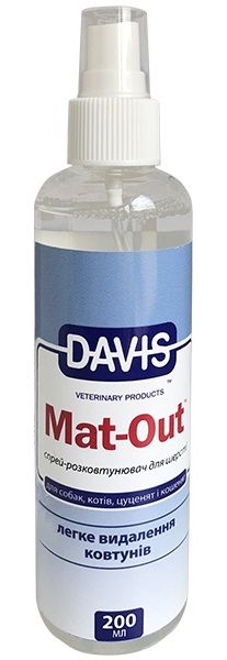 Davis Mat-Out Засіб проти колтунів для собак і котів, спрей