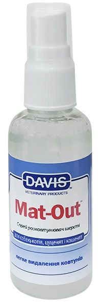 Davis Mat-Out Засіб проти колтунів для собак і котів, спрей