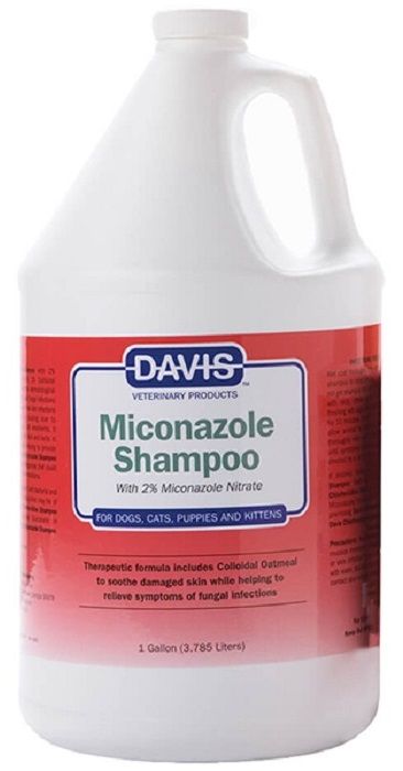 Davis Miconazole Shampoo Шампунь для собак і котів із грибковими захворюваннями шкіри