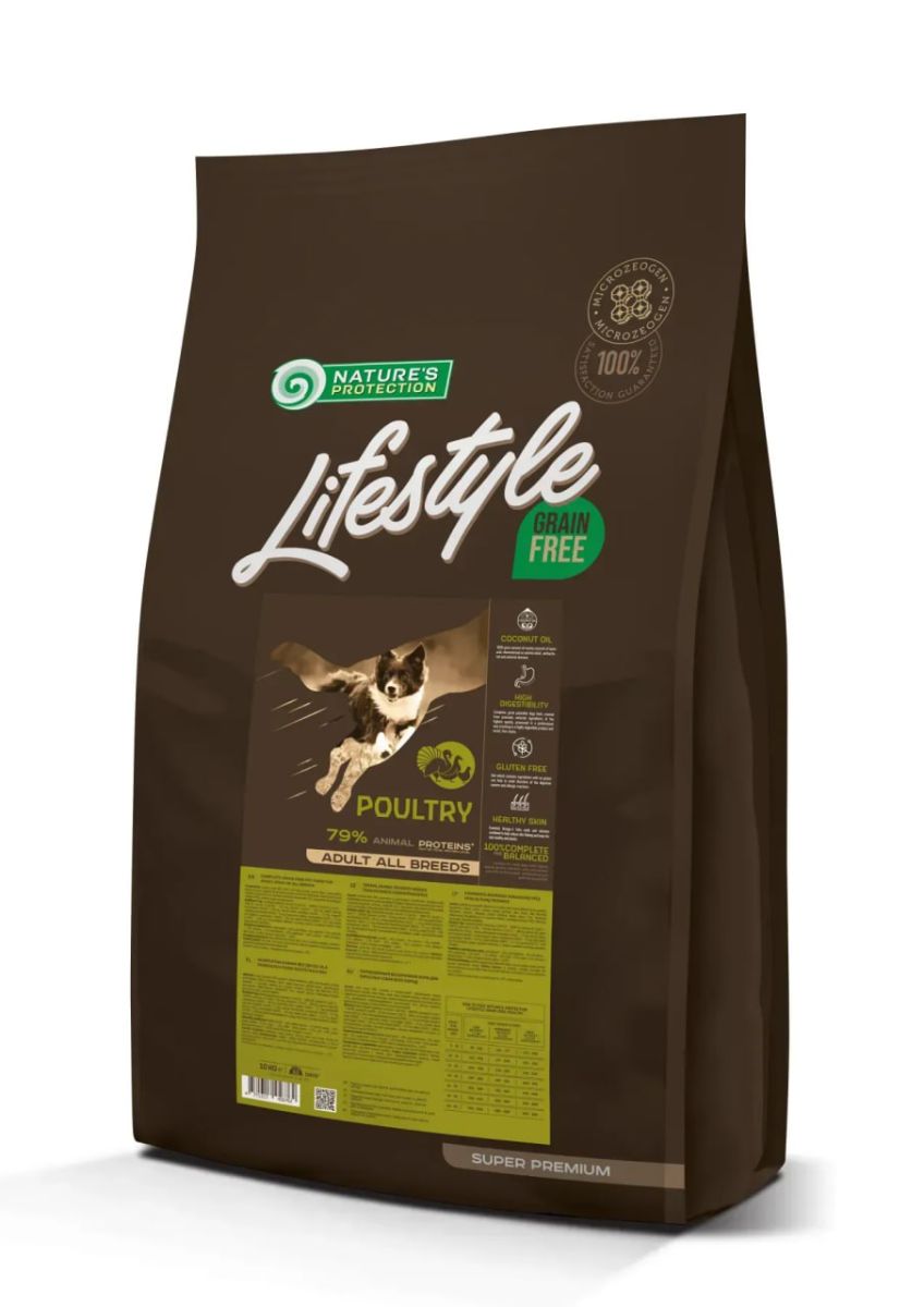 Nature's Protection Lifestyle Grain Free Poultry Adult All Breeds з м'ясом птиці