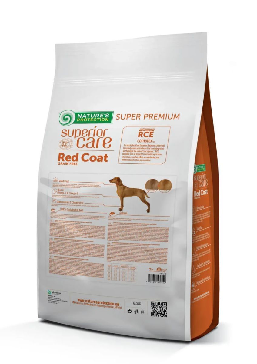 Nature's Protection Superior Care Red Coat Grain Free Salmon Adult All Breeds беззерновий для порід з рудим забарвленням з лососем