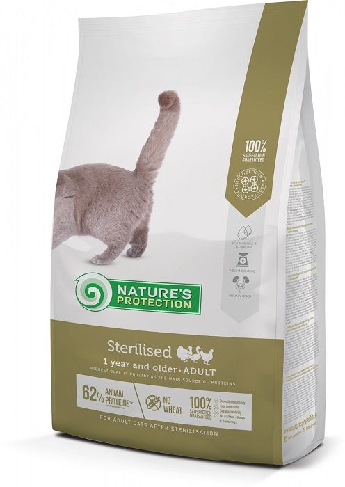 Natures Protection Cat Adult Sterilised, з м`ясом птиці