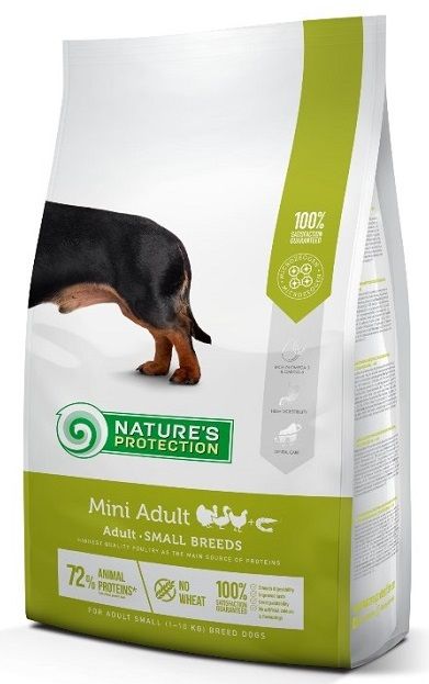 Natures Protection Dog Adult Mini Small Breeds, з м'ясом птиці