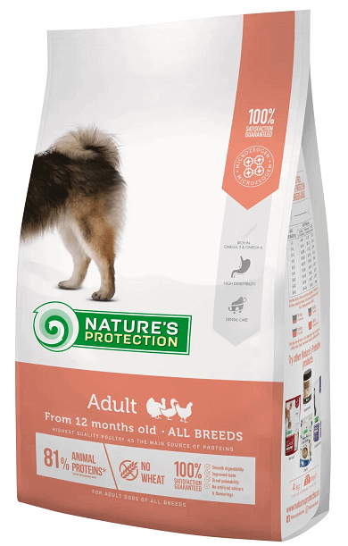 Natures Protection Dog Adult All Breeds, з м'ясом птиці