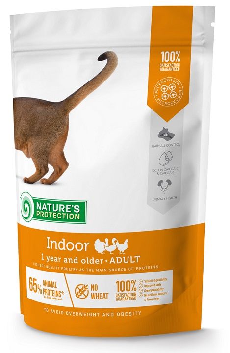 Natures Protection Cat Adult Indoor, з м`ясом птиці