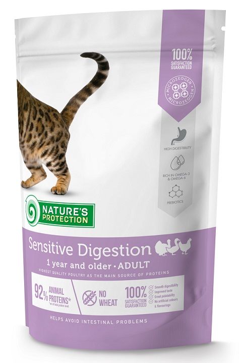 Natures Protection Cat Adult Sensitive Digestion, з м`ясом птиці