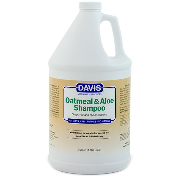 Davis Oatmeal & Aloe Shampoo Гіпоалергенний шампунь з вівсяним борошном і алоє для собак і котів, концентрат