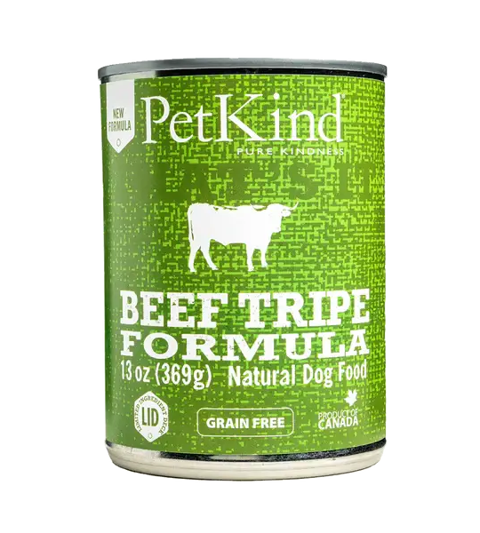 PetKind Beef Tripe Formula, з яловичиною та рубцем
