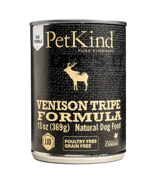 PetKind Venison Tripe Formula, з яловичиною та олениною