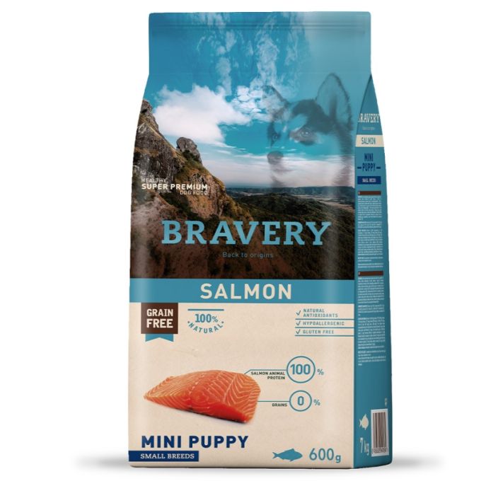 Bravery Salmon Mini Puppy з лососем