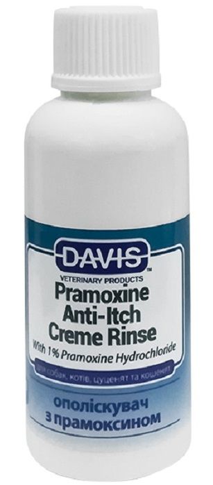 Davis Pramoxine Anti-Itch Creme Rinse Кондиціонер від свербежу з 1% прамоксин гідрохлоридом для собак та котів
