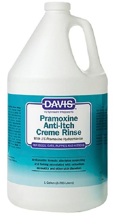 Davis Pramoxine Anti-Itch Creme Rinse Кондиціонер від свербежу з 1% прамоксин гідрохлоридом для собак та котів
