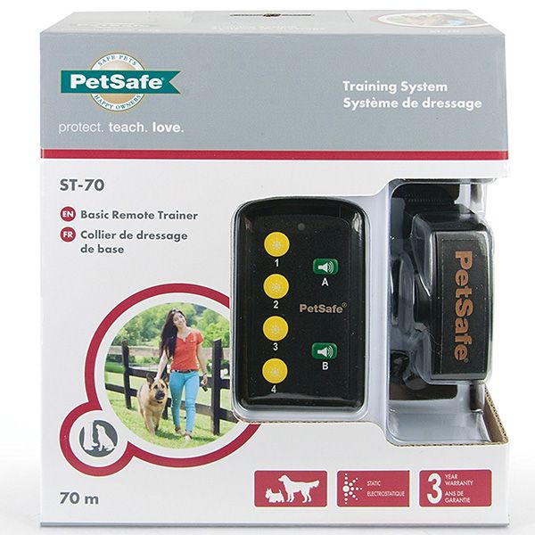 PetSafe Basic Remote Trainer Базовий дистанційний тренер електронний нашийник для собак, з пультом, до 70м
