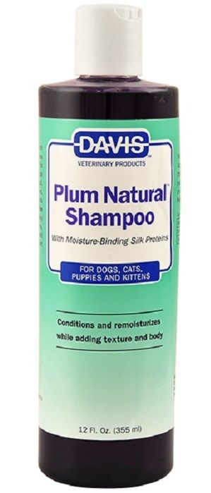 Davis Plum Natural Shampoo Шампунь з протеїнами шовку для собак і котів, концентрат