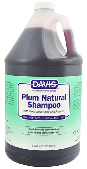 Davis Plum Natural Shampoo Шампунь з протеїнами шовку для собак і котів, концентрат