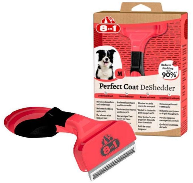 8in1 Perfect Coat Дешеддер для вичісування собак