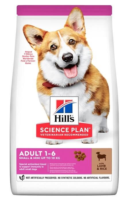 Hill's Science Plan Dog Adult Small Mini Lamb Rice, з ягням