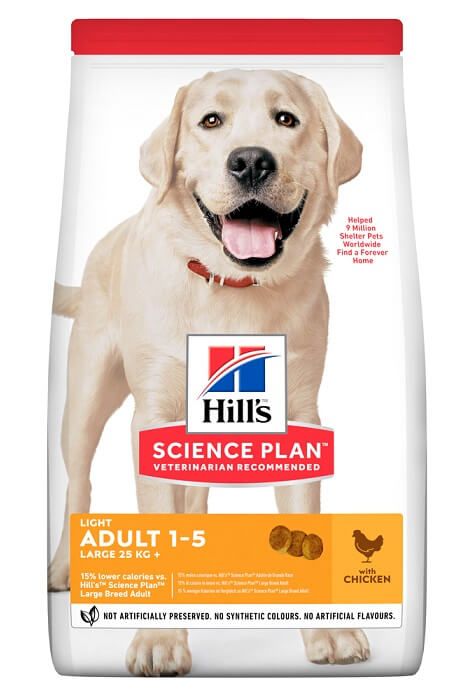 Hills Dog Adult Science Plan Light Large Breed, з куркою