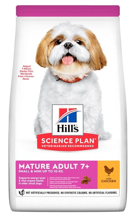 Hill's Science Plan Dog Mature Adult 7+ Small Mini Chicken, з куркою