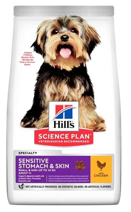 Hill's Science Plan Dog Adult Sensitive Stomach Skin Small Mini, з куркою