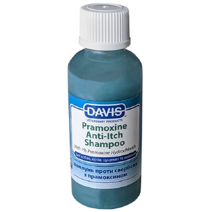Davis Pramoxine Anti-Itch Shampoo Шампунь від свербежу з 1% піридоксину гідрохлоридом для собак та котів