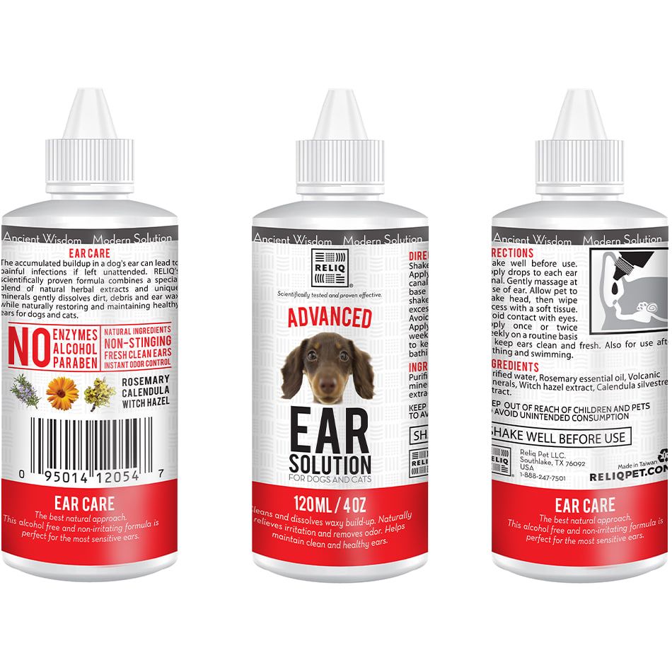 Reliq Ear Solution Лосьйон для догляду за вухами собак і котів