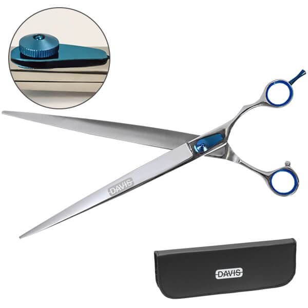 Davis Extreme Edge BLUE Straight прямі ножиці для стрижки собак