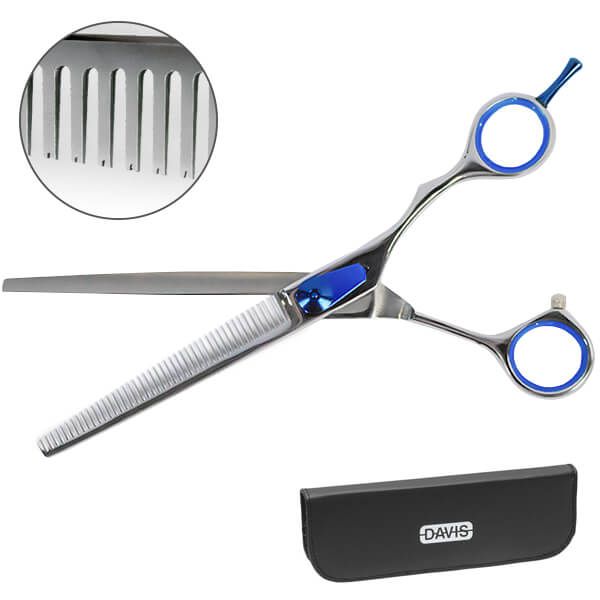 Davis Extreme Edge BLUE Thinning філіровочние ножиці для стрижки собак