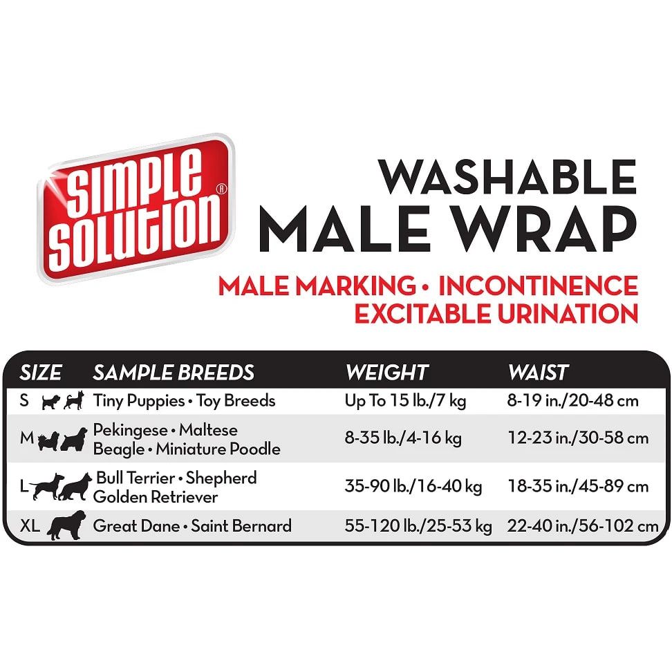 Simple Solution Washable Male Wrap Гігієнічна підкладка-протектор для кобелів