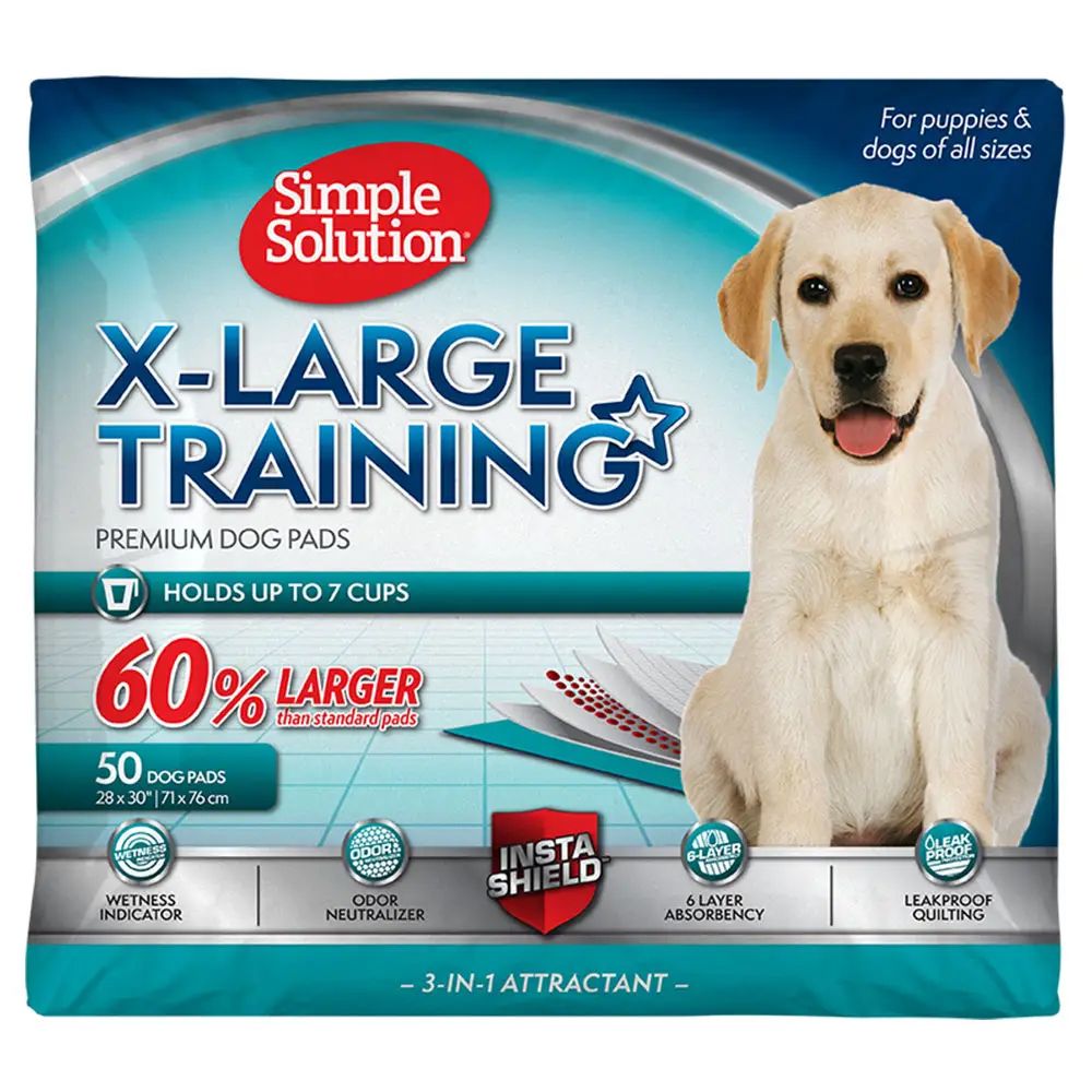 Simple Solution X-Large Training Pads, без аромату
