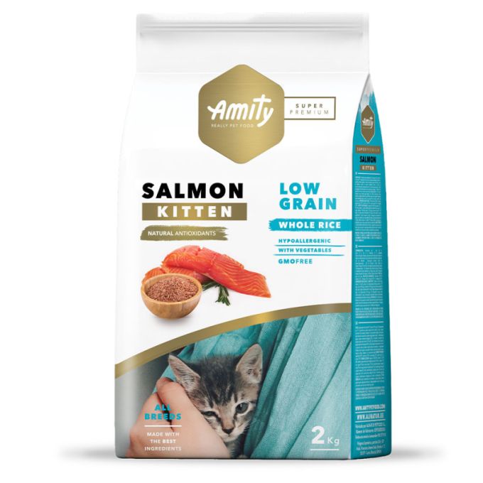 Amity Super Premium Kitten Salmon з лососем