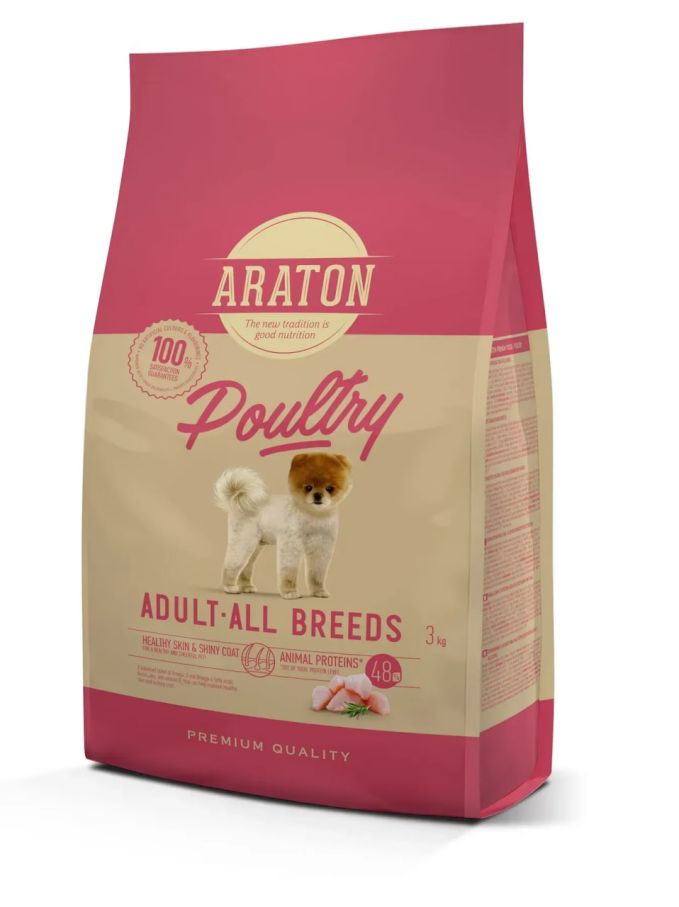 Araton Dog Adult Poultry, з куркою