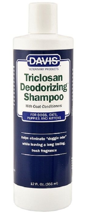 Davis Triclosan Deodorizing Shampoo Дезодорирующий шампунь для собак, котів, концентрат