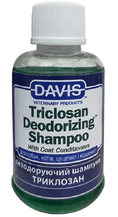 Davis Triclosan Deodorizing Shampoo Дезодорирующий шампунь для собак, котів, концентрат