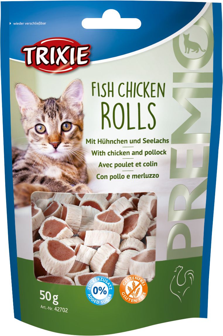 Trixie Premio Fish Chicken Rolls роли з куркою та рибою