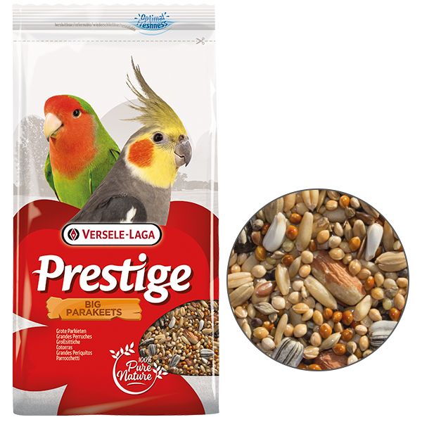 Versele-Laga Prestige Big Parakeet зернова суміш з горіхами для середніх папуг