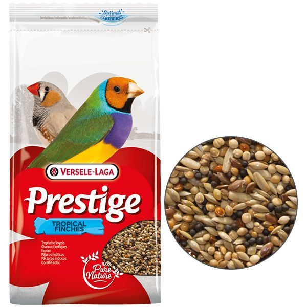 Versele-Laga Prestige Tropical Finches зернова суміш для тропічних птахів, зябликів, в`юрків