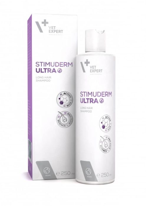Vet Expert Stimuderm Ultra Шампунь при випадінні шерсті у довгошерстних собак