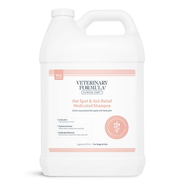 Veterinary Formula Clinical Care Hot Spot&Itch Relief Medicated Shampoo Антиалергенний від свербежу та подразнення з лідокаїном і гідрокартизоном
