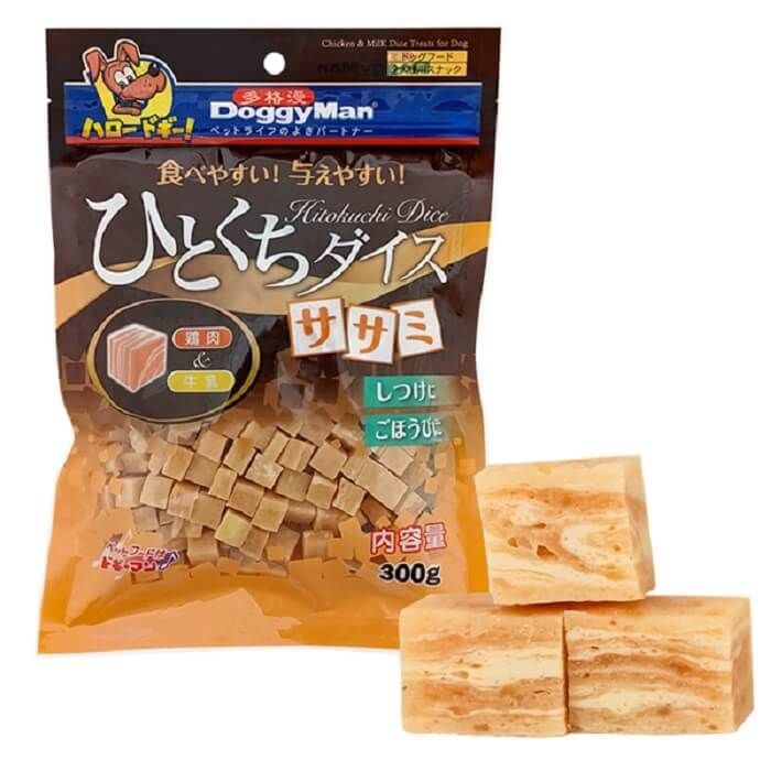 DoggyMan Chicken&Milk Dice Treats Кубики курка та молоко