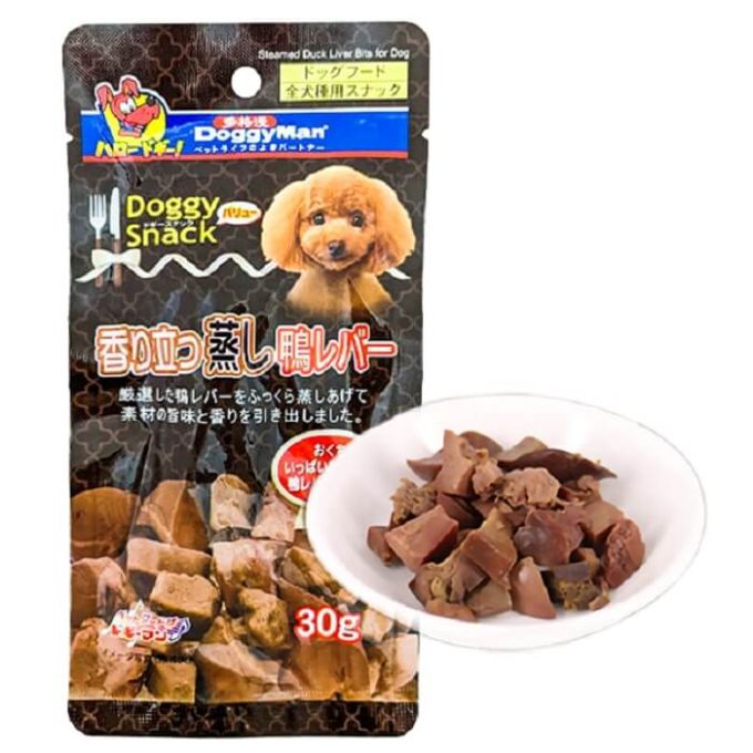 DoggyMan Steamed Duck Liver Bits Качина печінка на пару