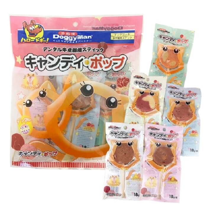 DoggyMan Delicious Lollipop Чупа чупс, Яловичина, качка, лосось, ягня, курка