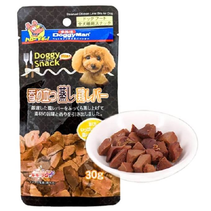 DoggyMan Steamed Chicken Liver Bits Куряча печінка на пару